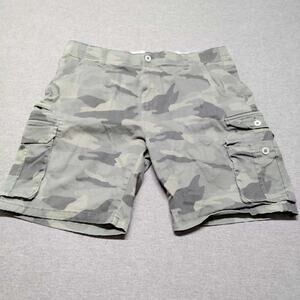 Iron Co. Men's Camo Cargo Shorts Size 40 - Durable Outdoor Utility